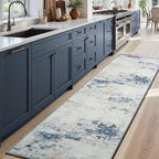 Toneed 2x6 Runner Rug Modern Abstract Hallway Rug Washable Non Slip Rubber Rugs - Image 3