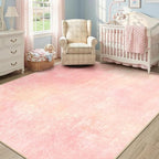 RELEANY Washable Area Rugs 9'x12' Non-Slip Modern Abstract Soft - Image 2