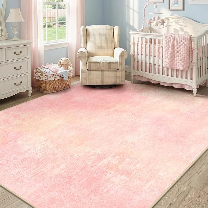 RELEANY Washable Area Rugs 6'x9' Non-Slip Modern Abstract Soft by RELEANY