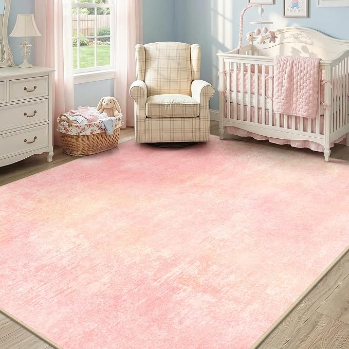 RELEANY Washable Area Rugs 8'x10' Non-Slip Modern Abstract Soft - Image 2