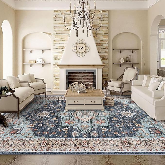 Washable Oriental Area Rug by TOPRUUG
