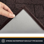 PURRUGS Dirt Trapping Door Mat 24" x 70", Non-Slip Machine Washable Entry Rug - Image 6