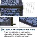 Garvee Outdoor Rugs 8’x10’ Waterproof Reversible Mats, Large Area Plastic Straw - Image 4
