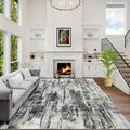 8x10 Area Rugs Washable Rug: Large Modern Abstract Living Room Rug Soft by GENTDRIZZ