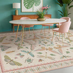 Hazo Haus Floral Pink Rugs for Bedroom Girls 6x9 - Image 6