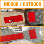 Ottomanson 3'11" x 7' Mud Mat Area Rug Scraper Carpet - Image 2