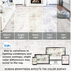 Area Rugs 9x12 Living Room: Large Soft Washable Rug Modern Abstract Anti-Skid - Image 9