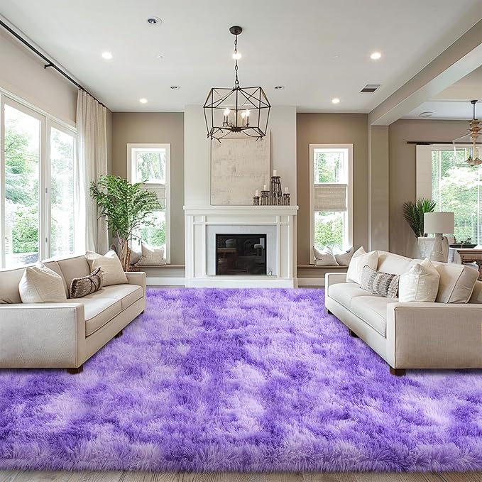 Mugorn Area Rugs 9x12 Living Room, Large Fluffy Area Rugs - Image 5