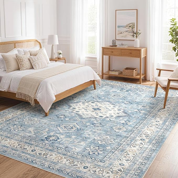 Vintage Living Room Area Rug 6x9 - Image 9