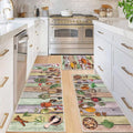 Vaukki Boho Kitchen Rug Sets 3 Pieces, Washable Kitchen Mats by Vaukki