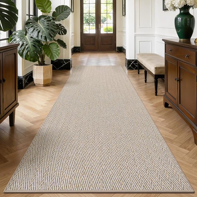 LUMI Ultra Thin Runner Rug for Hallway 2.3'x12', Non-Slip Entryway Rug by LUMI