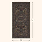 Washable 3x6 Wide Kitchen Entryway Runner Rug Non Slip - Image 2