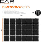 CAP Puzzle Exercise Mats | 3/4” Thick EVA Interlocking Foam Tiles - Image 4