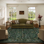 Washable Area Rugs for Living Room: 5x7 Rug Stain Resistant Non Slip Low Pile by palohom