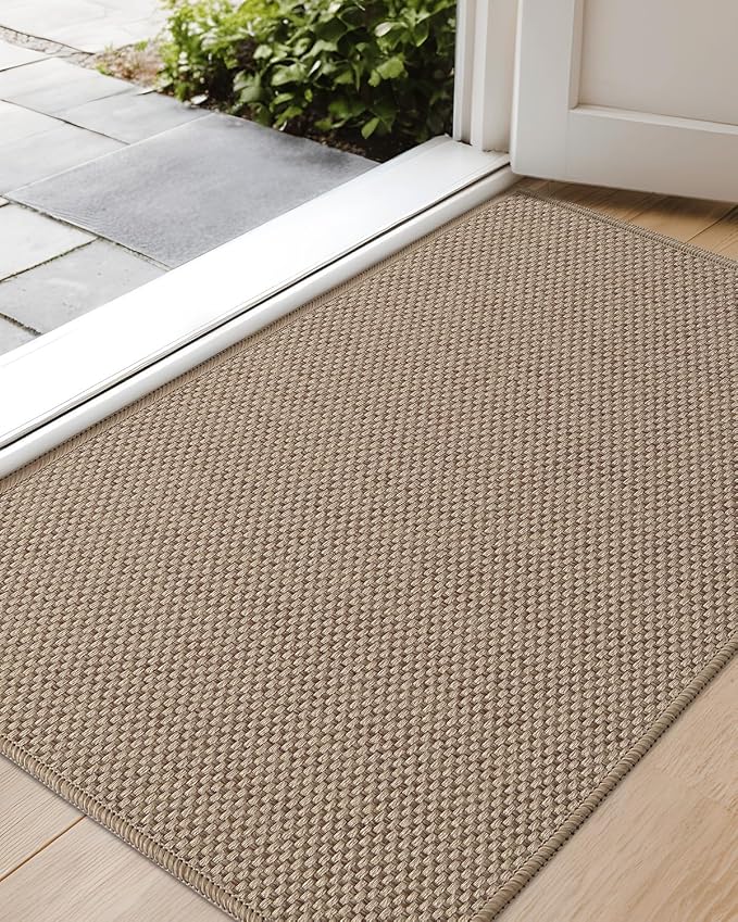 Color&Geometry Ultra-Thin Indoor Door Mat, Washable Doormat by COLORG