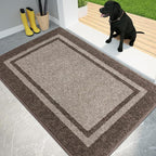 PURRUGS Dirt Trapping Door Mat 32" x 48", Non-Slip Machine Washable Entryway Rug by PURRUGS