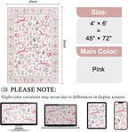 DUKINO 4x6 Rug, Washable Animal Area Rug - Image 2