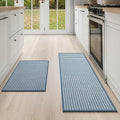 YDKGL Kitchen Mat Kitchen Rugs Sets of 2 PCS Non Slip Washable, Super Absorbent by YDKGL