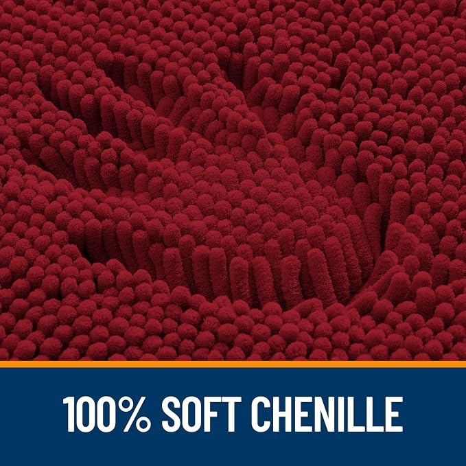 OLANLY Large Bathroom Rugs 40x24, Extra Soft Absorbent Chenille Bath Rugs - Image 2