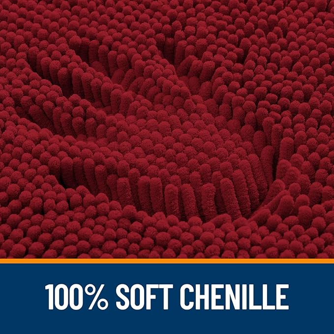 OLANLY Large Bathroom Rugs 47x32, Extra Soft Absorbent Chenille Bath Rugs - Image 3