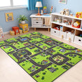 Terrug Kids Rug for Playroom, Non-Slip Washable Educational City Map for by TerrugHomeDecor