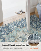 AMADA HOMEFURNISHING 9x12 Washable Area Rug, Low-Profile Large Area Rug - Image 8
