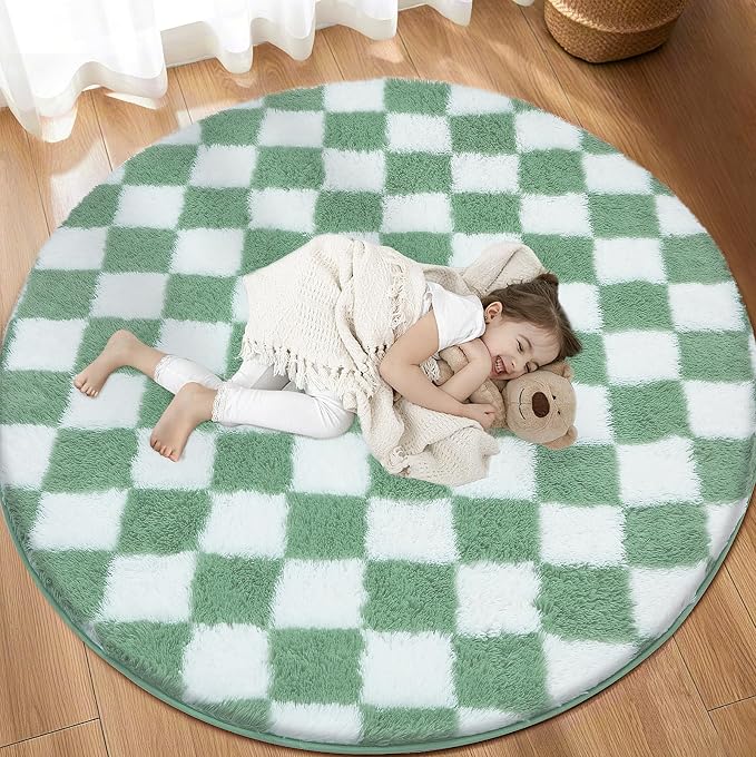 TOOHUB Super Soft Rug, Round Rug by TOOHUB