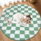TOOHUB Super Soft Rug, Round Rug by TOOHUB