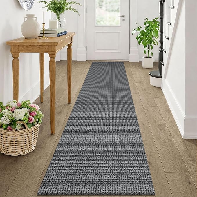 KOZYFLY Runners Rugs for Hallway 2x10, Washable Runner Rug, Woven Non Slip by KOZYFLY