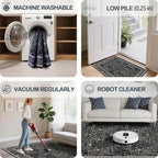 Washable 2' x 6' Runners for Hallways, Non Slip Long Floor Runner for Kitchen - Image 6
