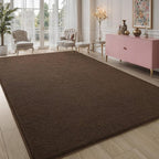 Pettop 4x6 ft Brown Area Rugs for Bedroom Living Room, Washable Memory Foam - Image 7
