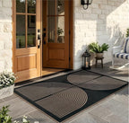 Lahome Modern Rainbow Easy Jute 4x6 Rug, Outdoor Patio Rug - Image 2