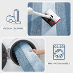 Kitinjoy Indoor Outdoor Door Mat, 48x32 Non-Slip Absorbent Dirt Trapper - Image 6
