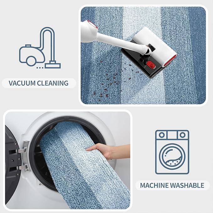 Kitinjoy Indoor Outdoor Door Mat, 40x32 Non-Slip Absorbent Dirt Trapper - Image 4