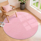 Pauwer Pink Area Rug for Girls Bedroom 4ft Soft Fluffy Non Slip Machine by Pauwer