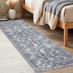 KILOCOCO Hallway Runner 2x6 Rug Runner Printed Vintage Floral Washable Kitchen - Image 4