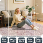 Area Rug for Living Room, 10x12 Large Washable Rugs for Dining Room, Non Slip - Image 4