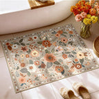 RELEANY Floral 2x3 Area Rugs Washable Print Boho Cute Carpet Non Slip Flower - Image 8
