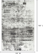 10x14 Area Rugs Washable Rug: Modern Abstract Living Room Rug Soft Anti-Skid - Image 2