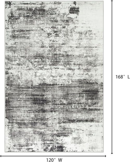 10x14 Area Rugs Washable Rug: Modern Abstract Living Room Rug Soft Anti-Skid - Image 2