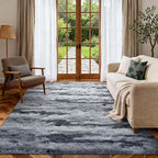 5x7 Ft Large Shag Rugs for Bedroom Living Room for Men Boys, Tie Dyed Ultra - Image 3