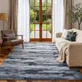 4x6 Ft Shag Rugs for Bedroom Living Room, Tie-Dyed Ultra Soft Fluffy Furry Area by Cuzwlovita