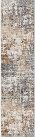 DMOYEST Washable Runner Rug for Hallway: 2.6x10 Neutral Modern Abstract Low - Image 10