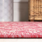 JONATHAN Y Boho Medallion Indoor Outdoor Runner Rug 2X10 Fuchsia/Light Gray - Image 4