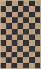 Lahome Colette Checkered Easy Jute Carpet, 3x5 Outdoor Patio Rug Washable Rugs - Image 8