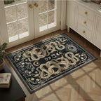 DCX Washable 2x3 Snake Rug, Soft Low Pile Carpet, Kid & Pet Friendly by DCXWashableRug