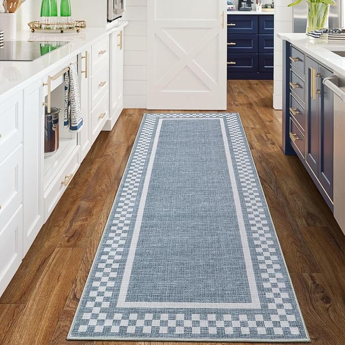 Rug Runners for Hallways 2x8 Washable Kitchen Runner Rug Non Slip Low Pile - Image 7