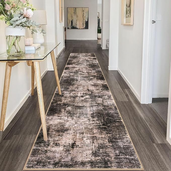 IOHOUZE Abstract Runner Rug 2x10 Ft Washable Runners - Image 8