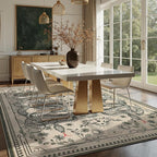 DCX Washable 4x6 Snake Rug, Soft Low Pile Carpet, Kid & Pet Friendly - Image 3