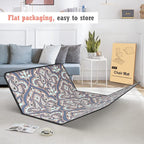 Heavy Duty Office Chair Mat for Carpet and Hardwood Floor Bohemian Desk Chair - Image 4
